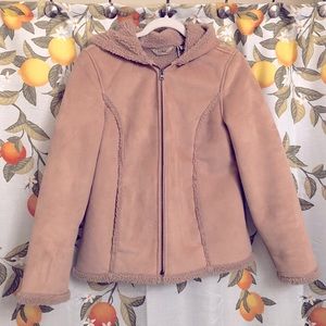 LL Bean Faux Suede Jacket